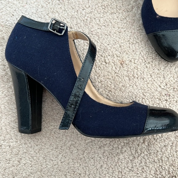 Fabric high heels - Picture 2 of 4
